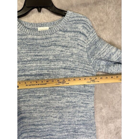 Softies Marshmallow Dress Womens S/M Blue Heathered Sweater Crew Neck Lounger - Picture 7 of 10